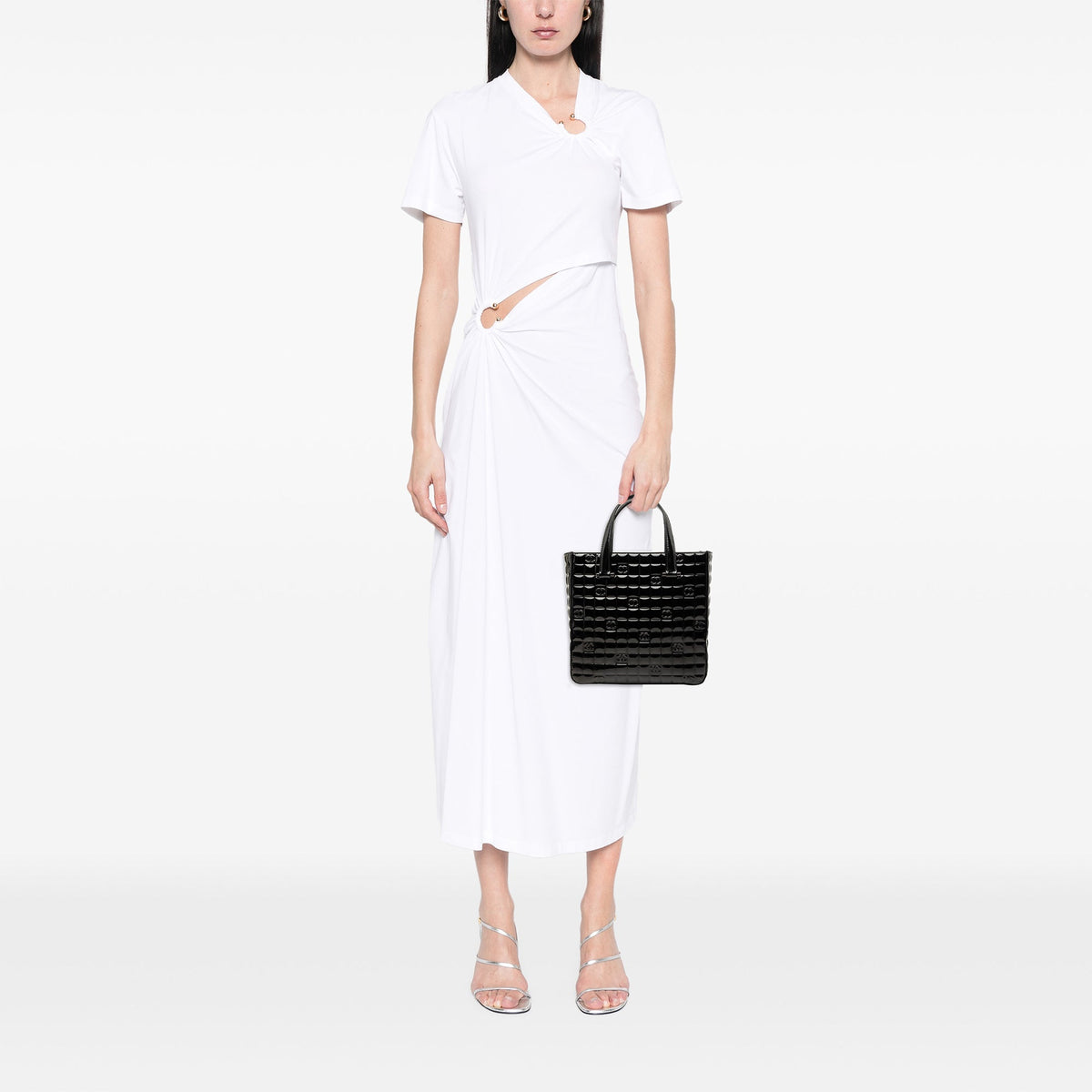 Chanel CC Chocolate Bar Patent Tote