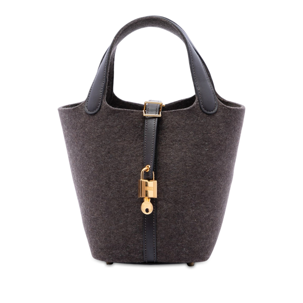 Hermès Felt and Swift Picotin Lock 18 — Brown
