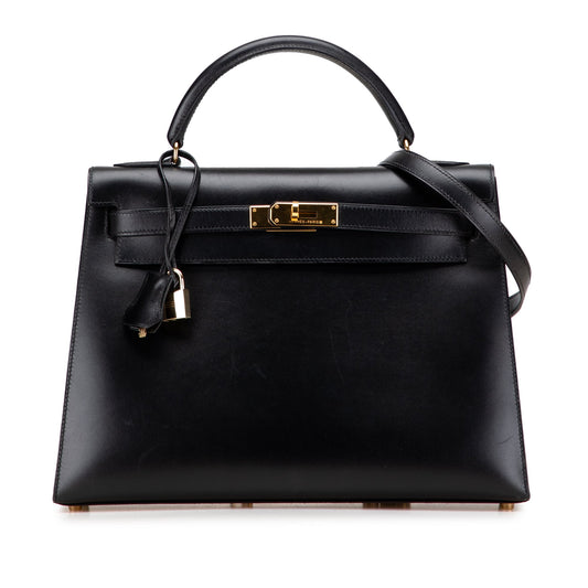 Hermès Box Calf Kelly Sellier 32