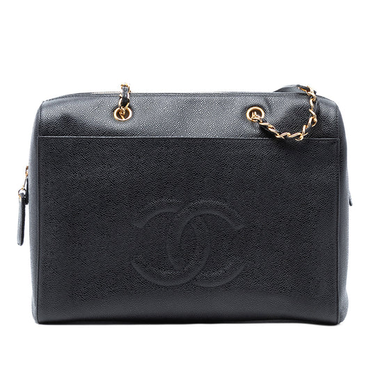 Chanel CC Caviar Shoulder Bag
