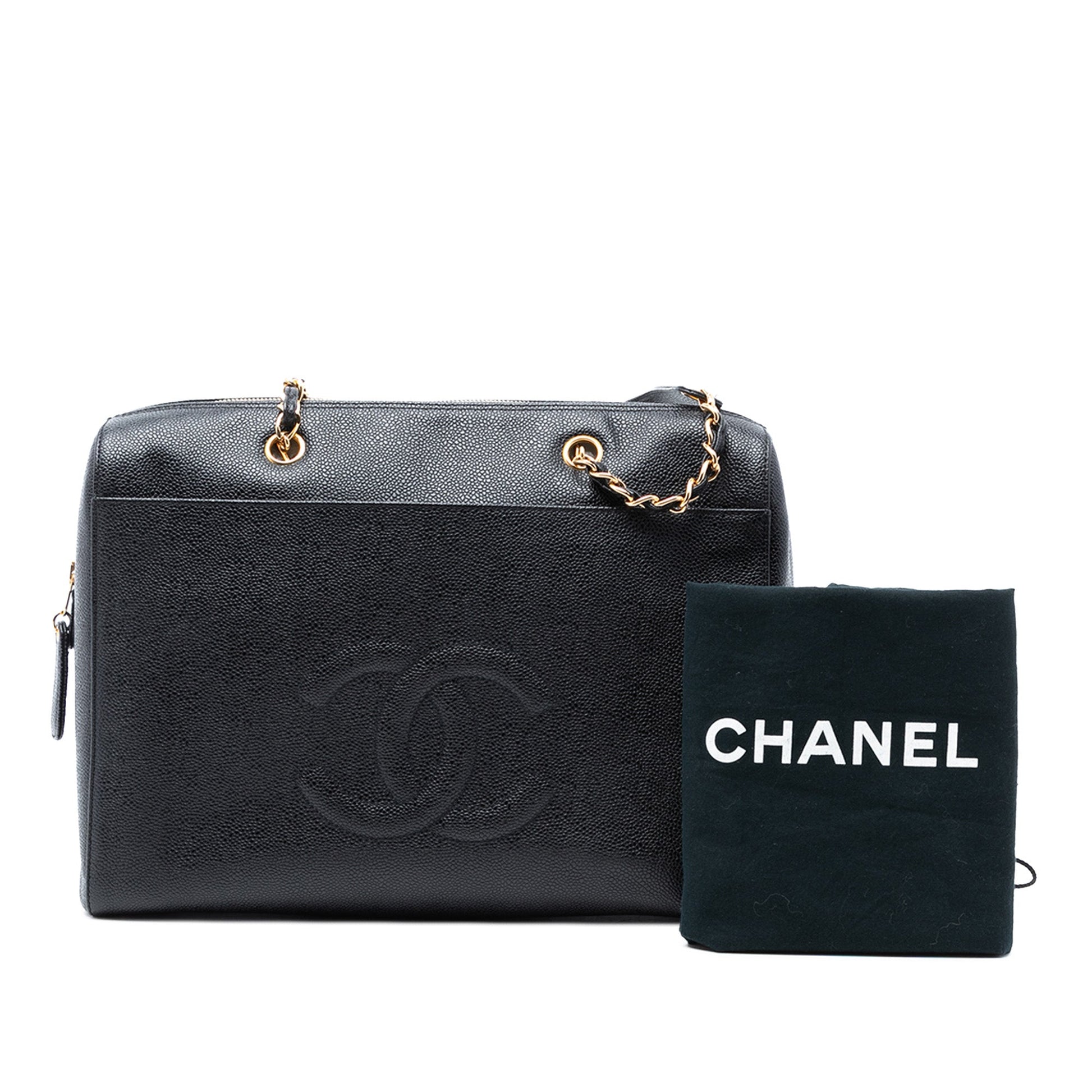 Chanel CC Caviar Shoulder Bag