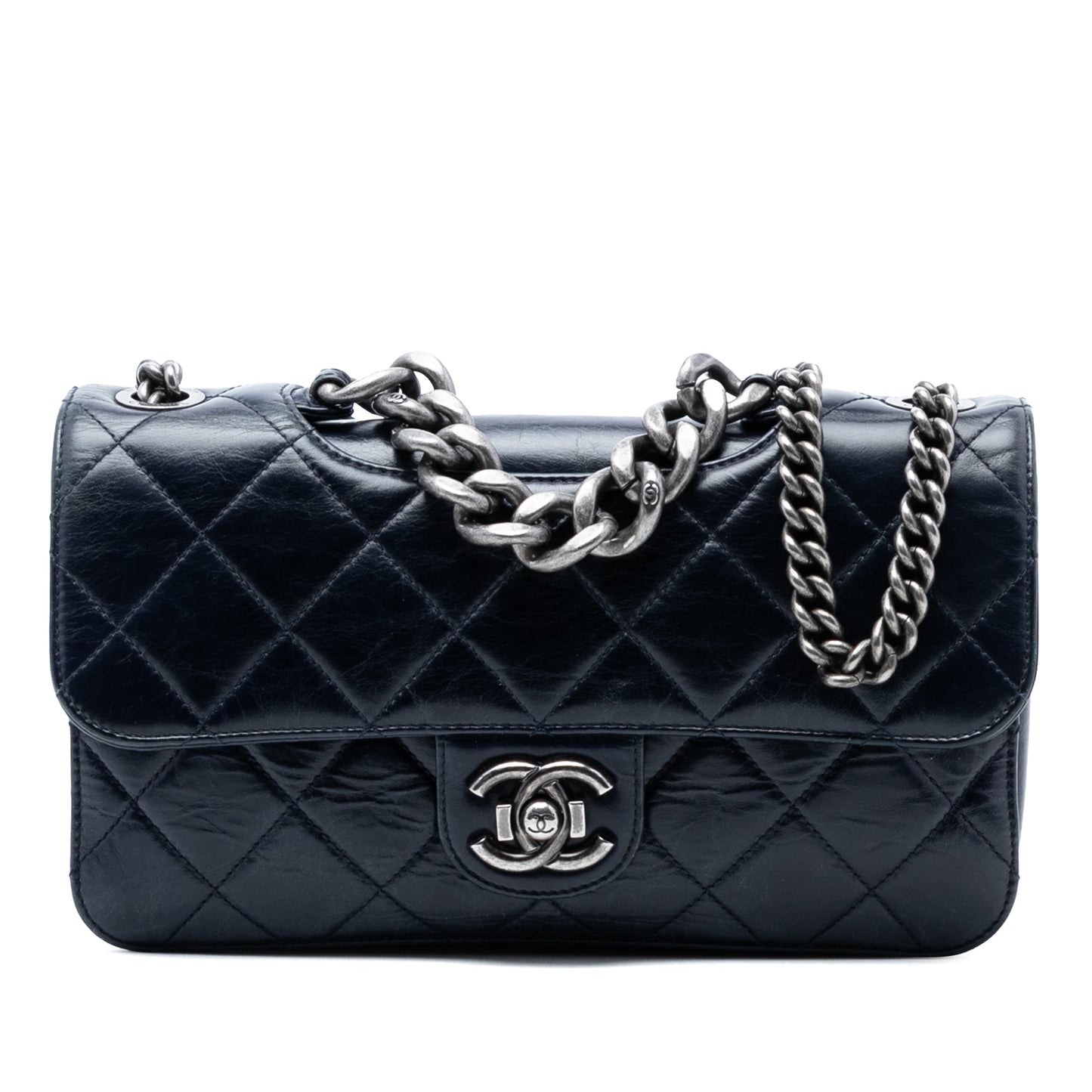 Chanel Medium Quilted Glazed Calfskin Perfect Edge Flap