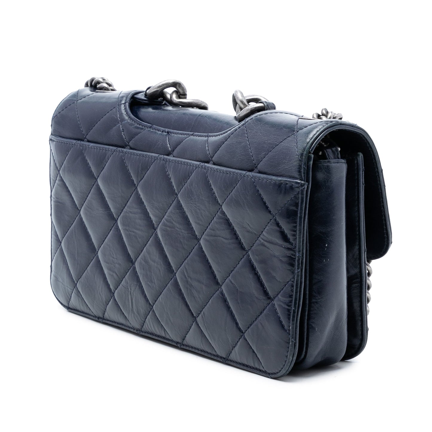 Chanel Medium Quilted Glazed Calfskin Perfect Edge Flap