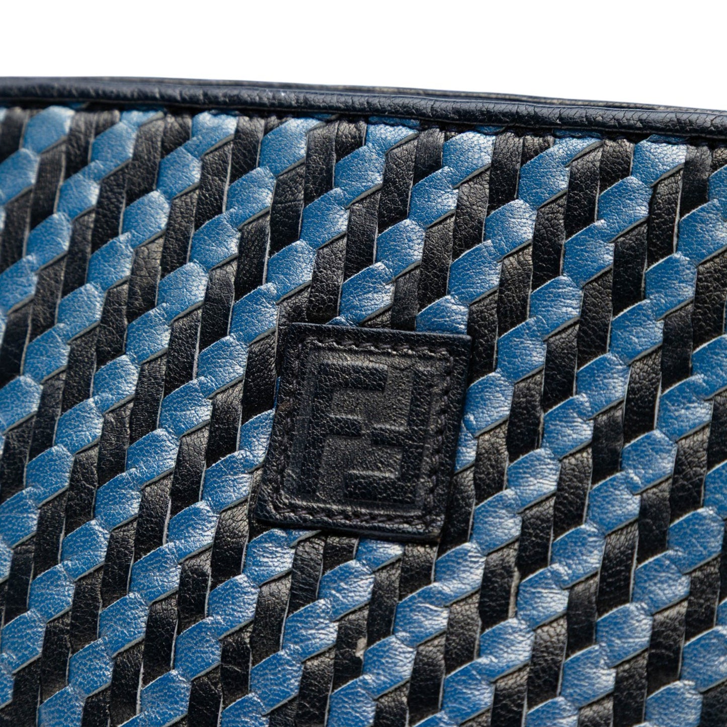 Fendi Woven Leather FF Crossbody