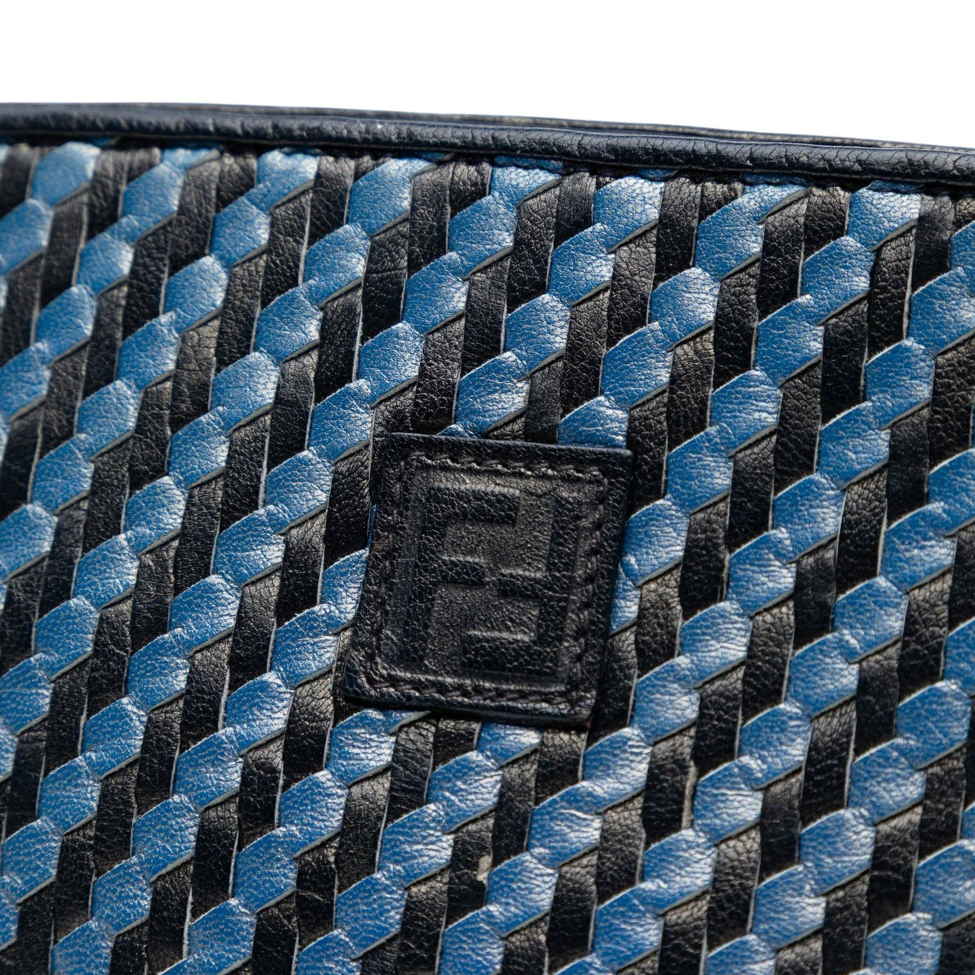 Fendi Woven Leather FF Crossbody