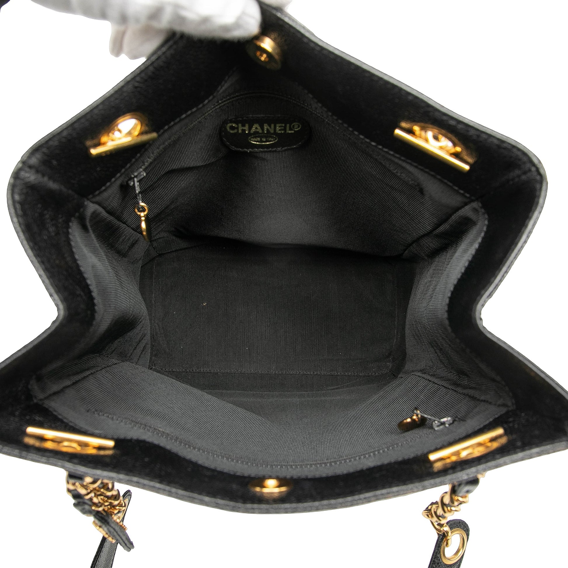 Chanel Triple CC Caviar Tote