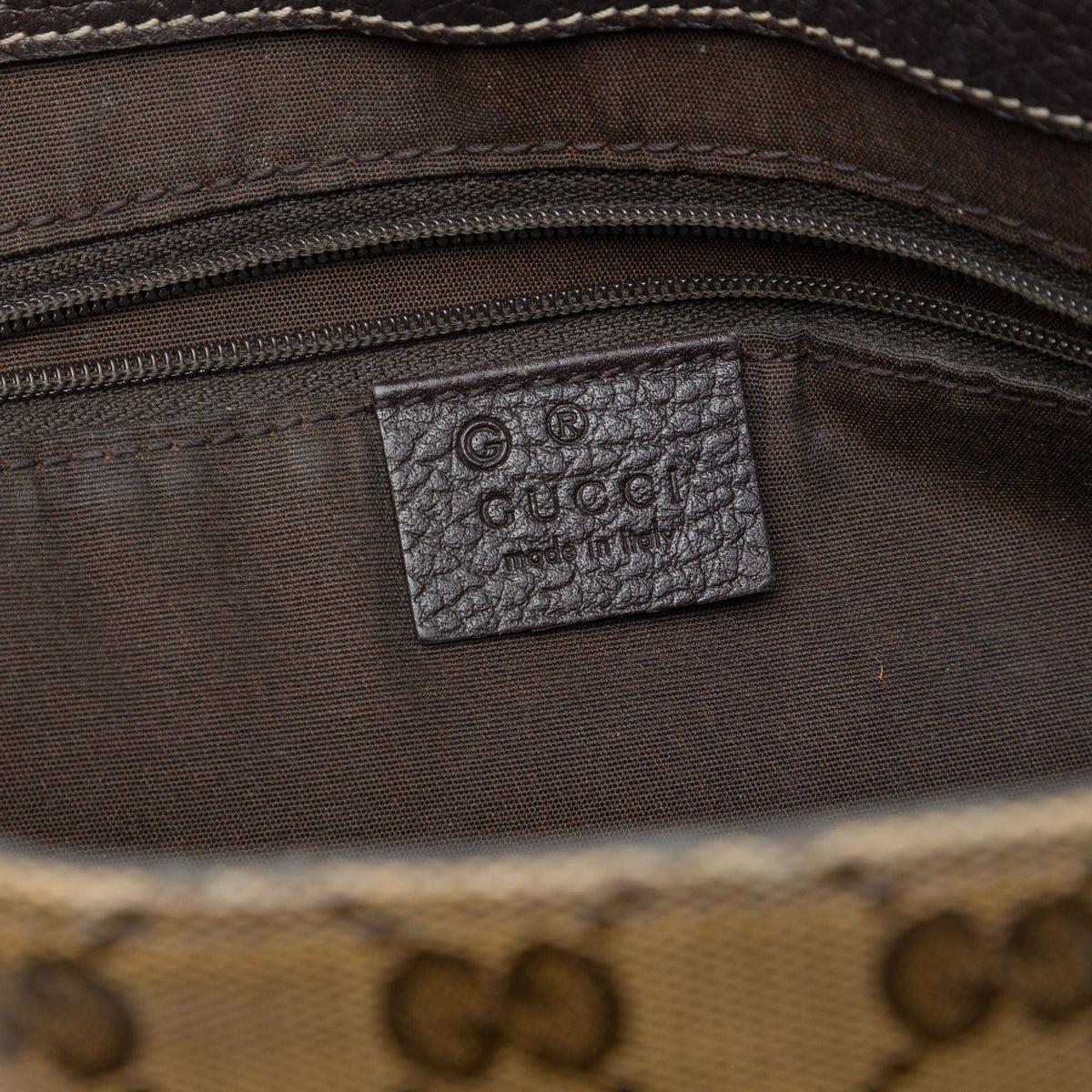 Gucci GG Crystal Handbag — Beige