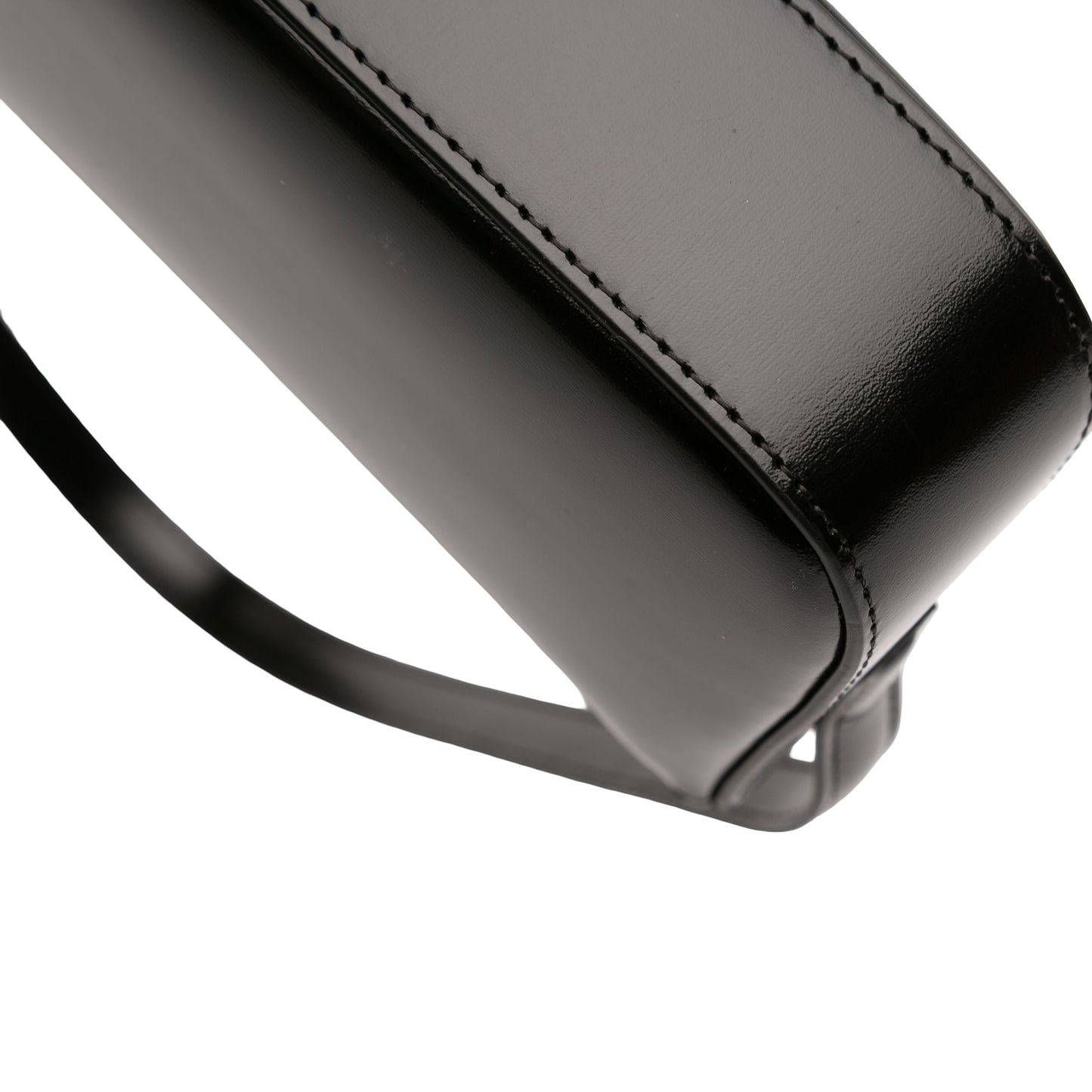 Shiny Calfskin Claude Shoulder Bag