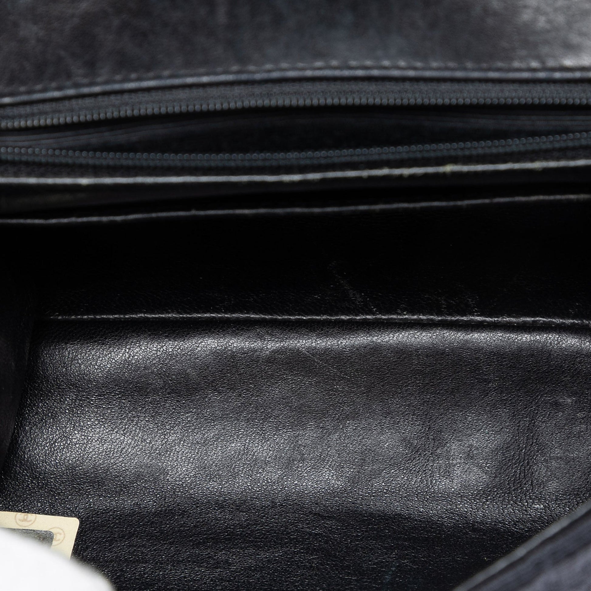 Chanel CC Vertical Quilted Nylon Grosgrain Single Flap