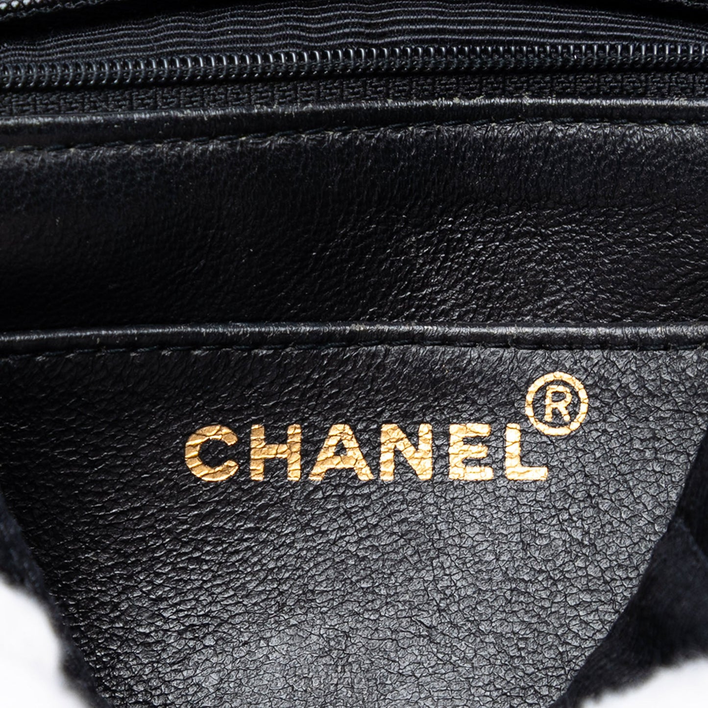 Chanel CC Vertical Quilted Nylon Grosgrain Single Flap