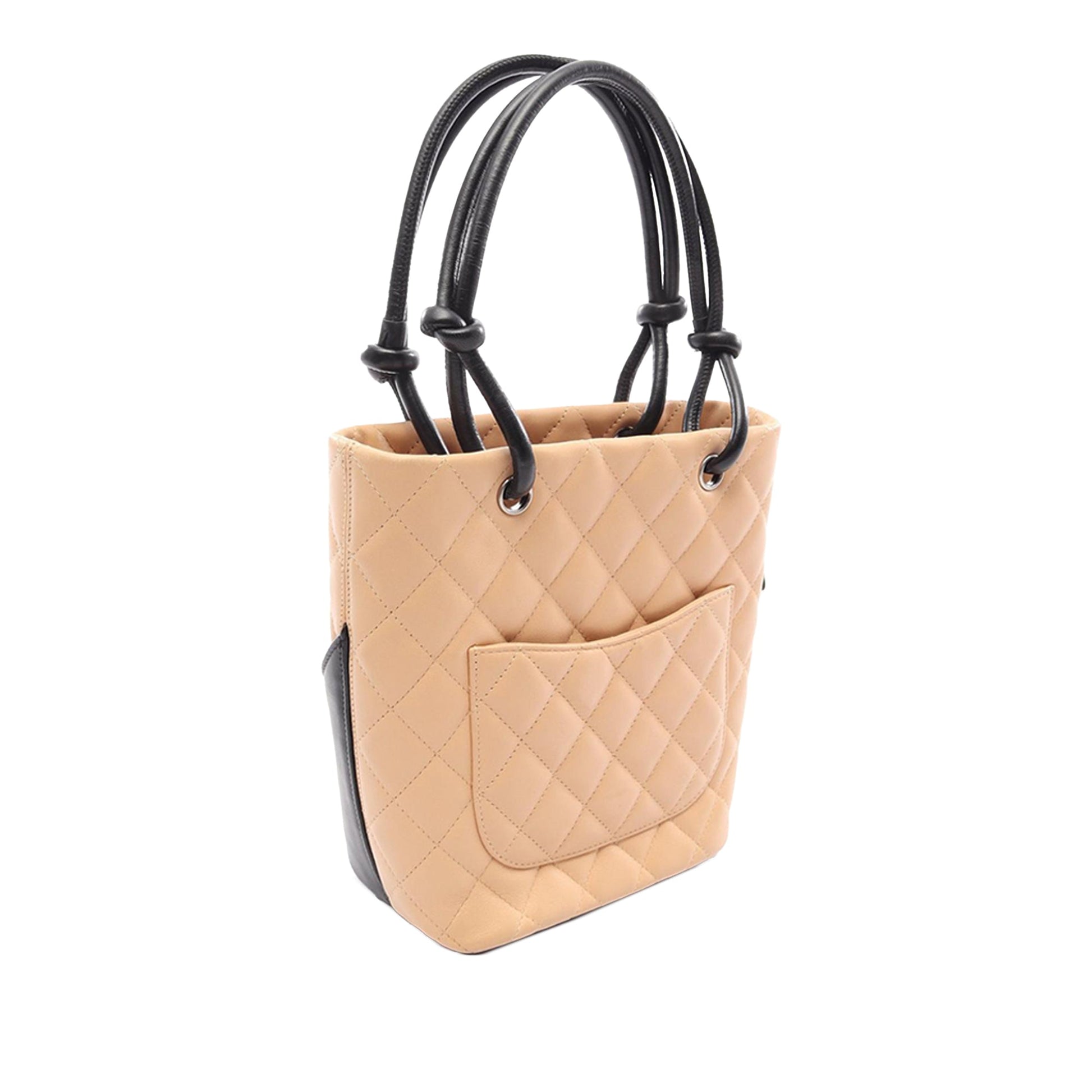 Chanel Small Quilted Calfskin Cambon Ligne Tote