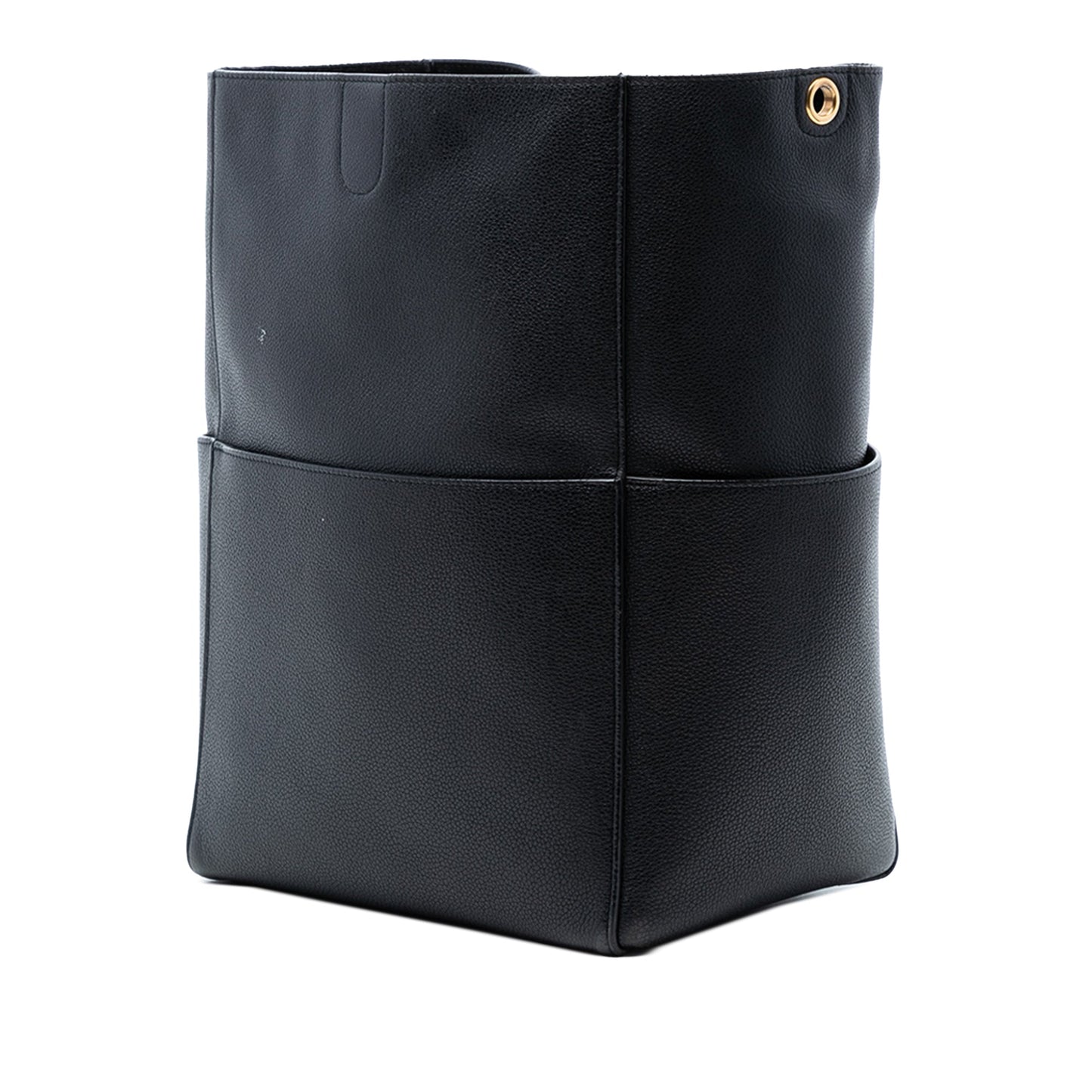 Medium Leather Seau Sangle Bucket Bag