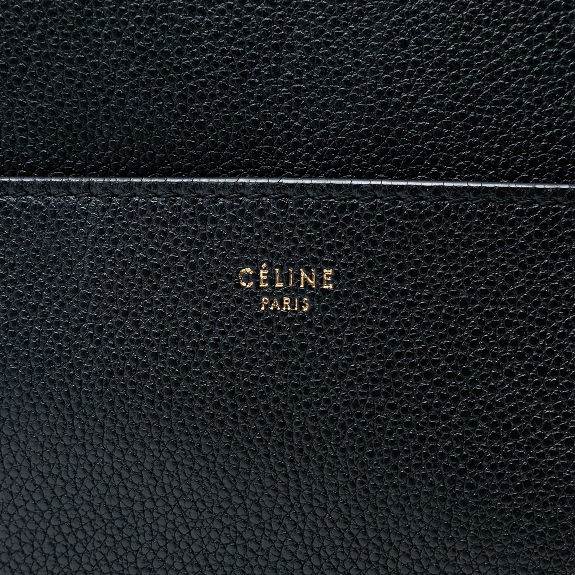 Medium Leather Seau Sangle Bucket Bag