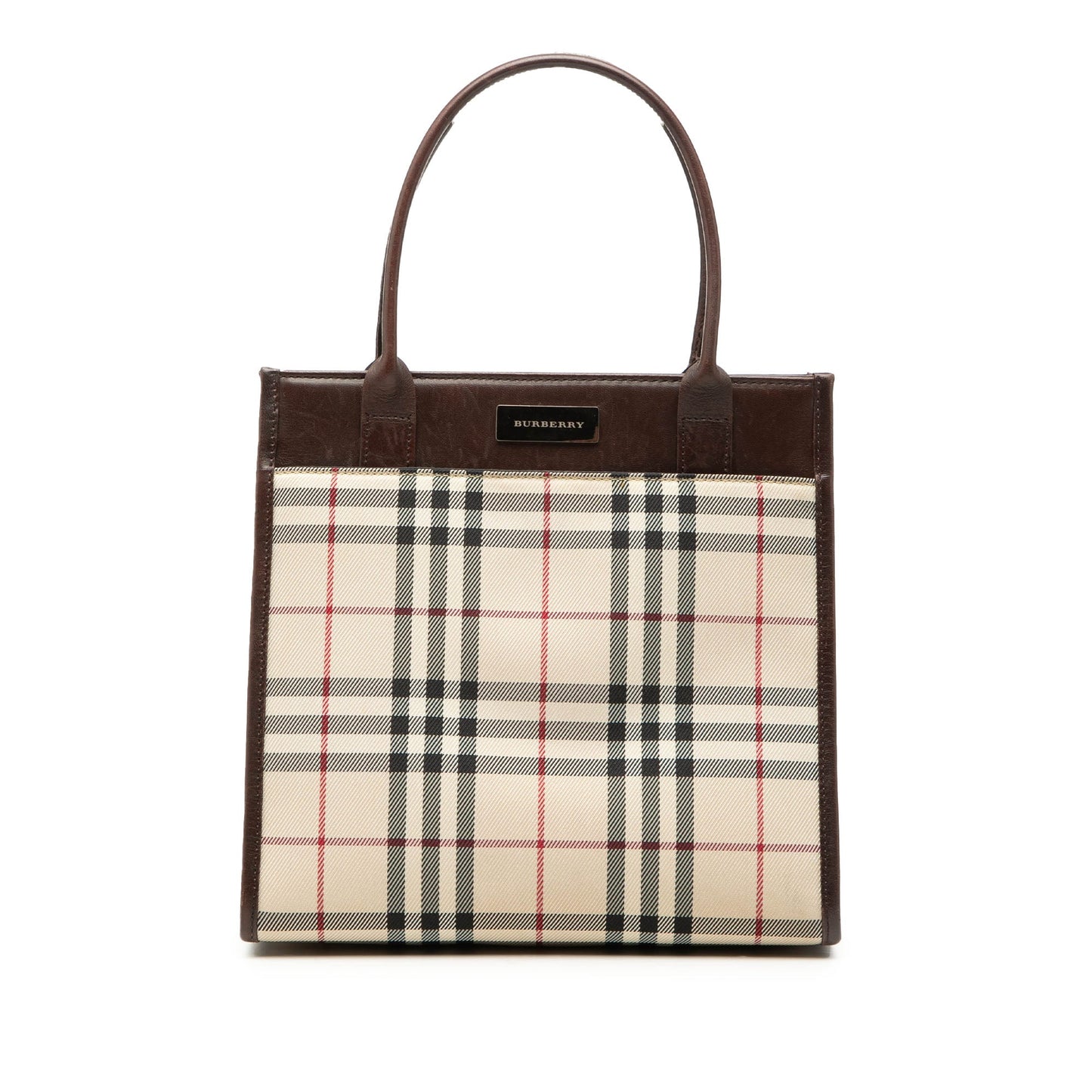 Burberry House Check Canvas Handbag