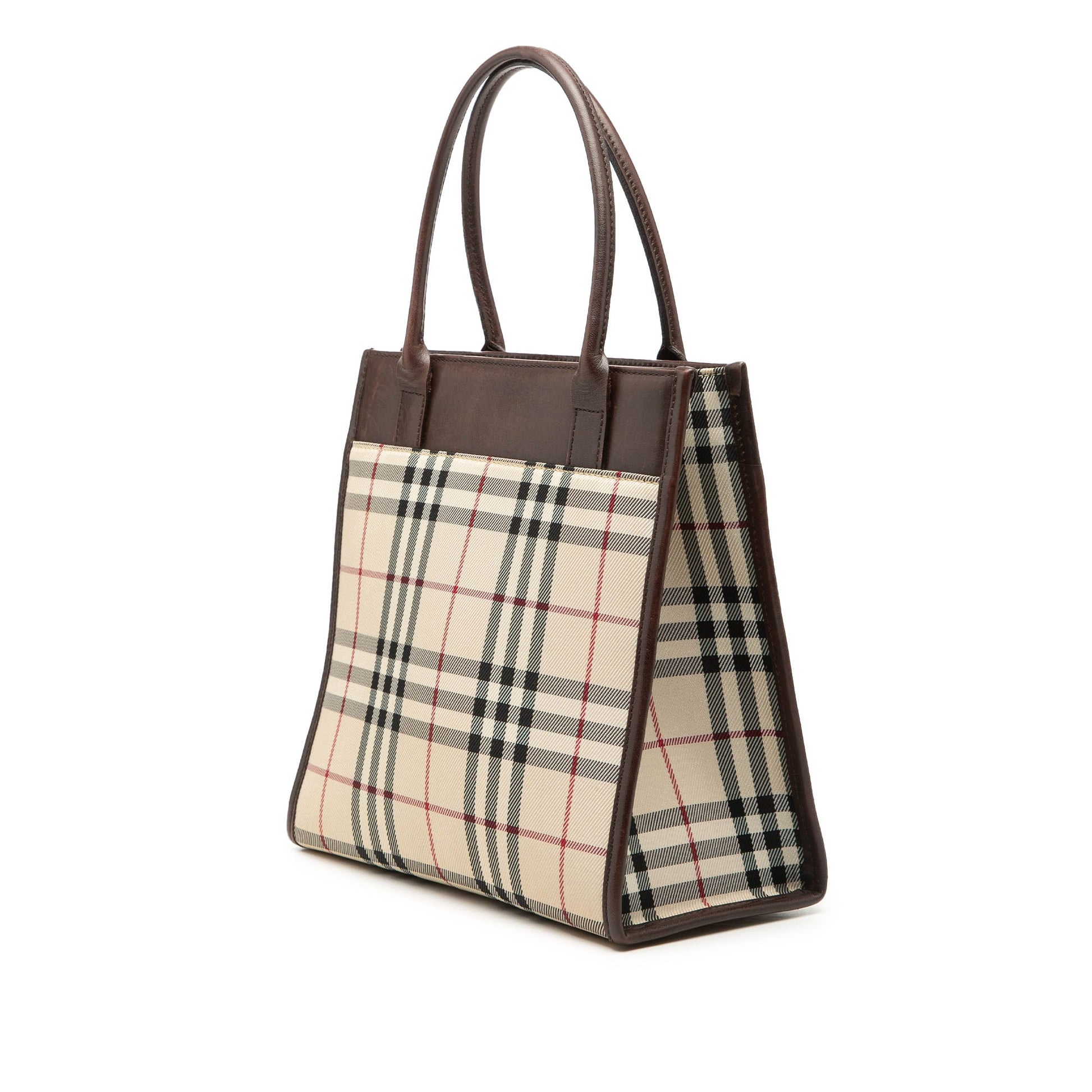 Burberry House Check Canvas Handbag