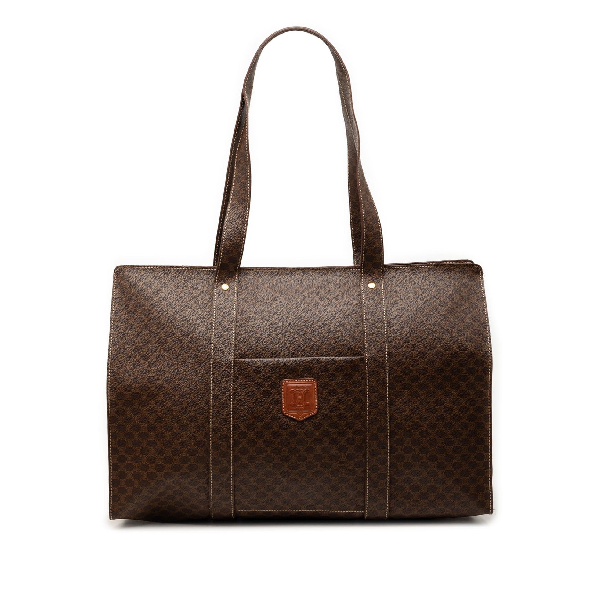 Celine Macadam Coated Canvas Tote