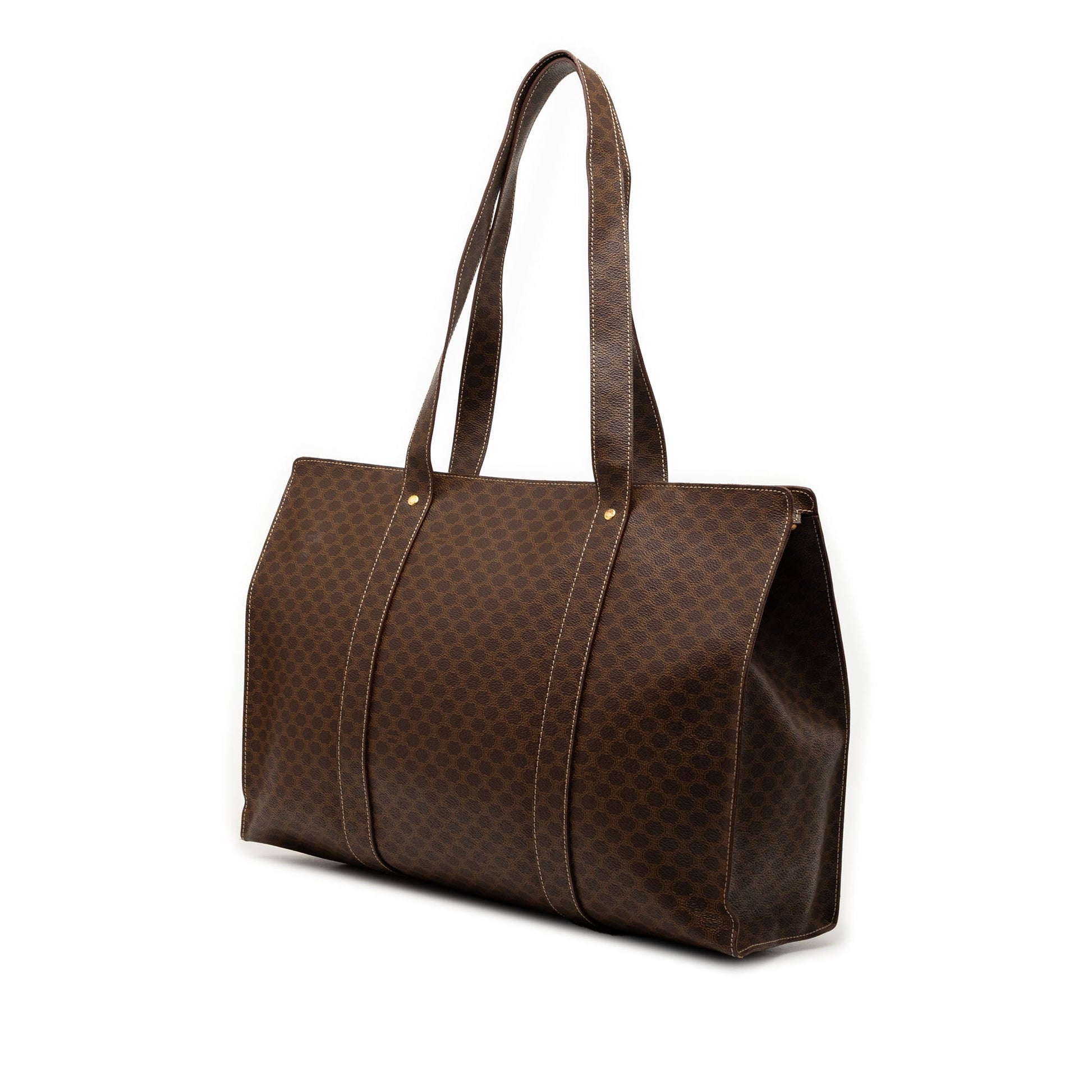 Celine Macadam Coated Canvas Tote