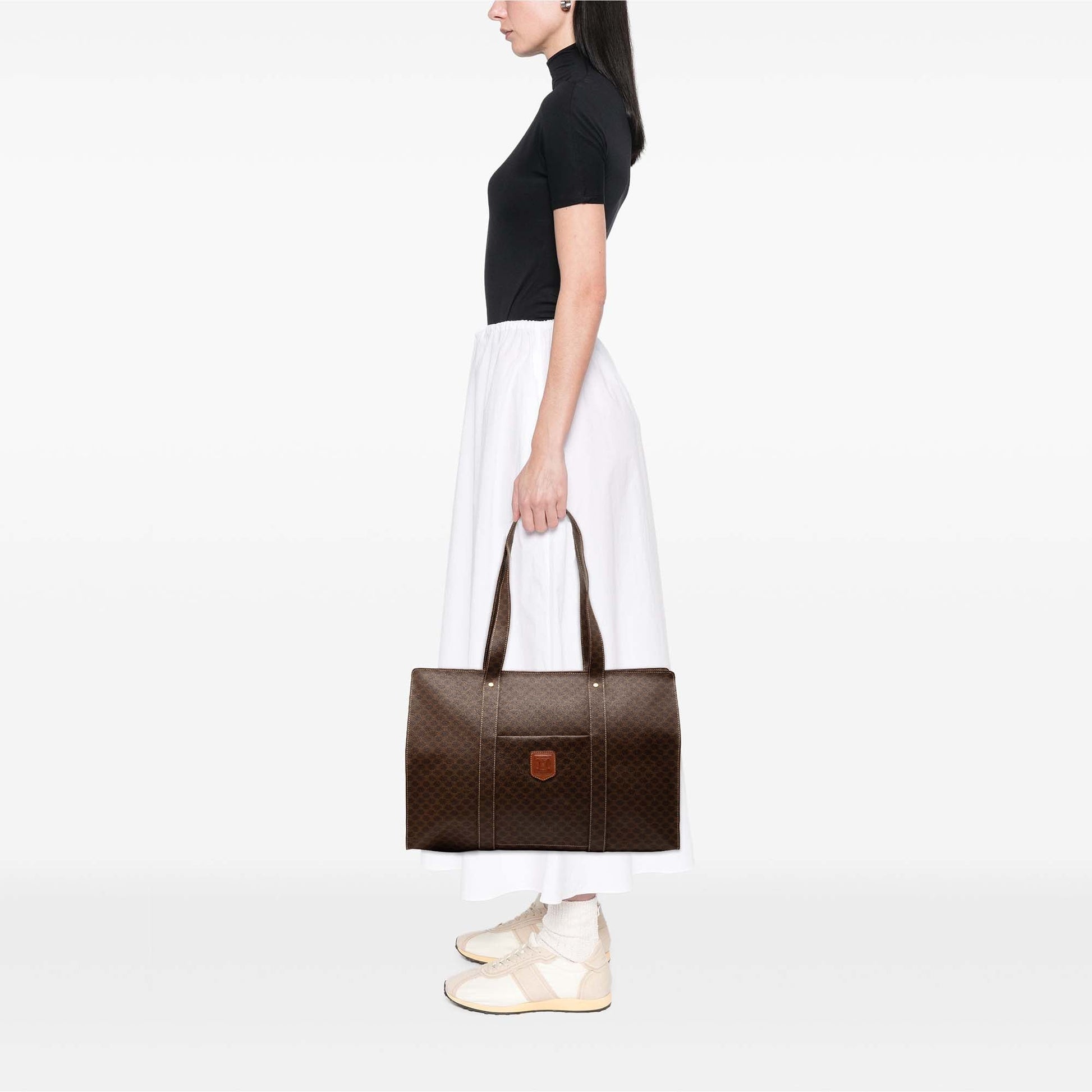 Celine Macadam Coated Canvas Tote