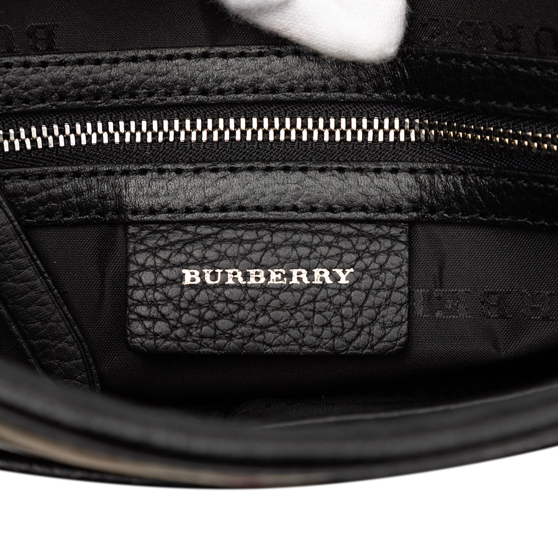 Burberry Nova Check Trimmed Canvas Crossbody