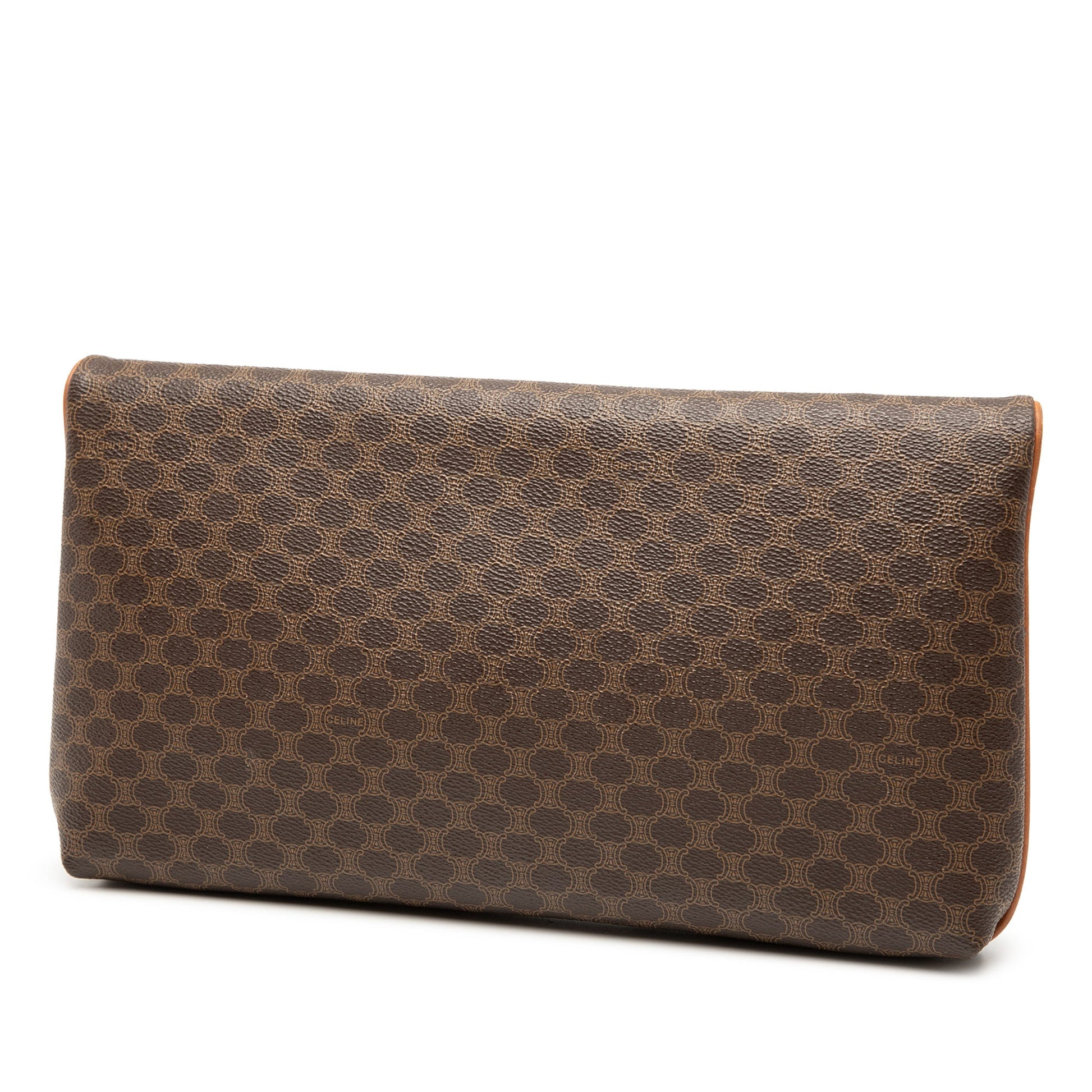 Celine Macadam Coated Canvas Clutch
