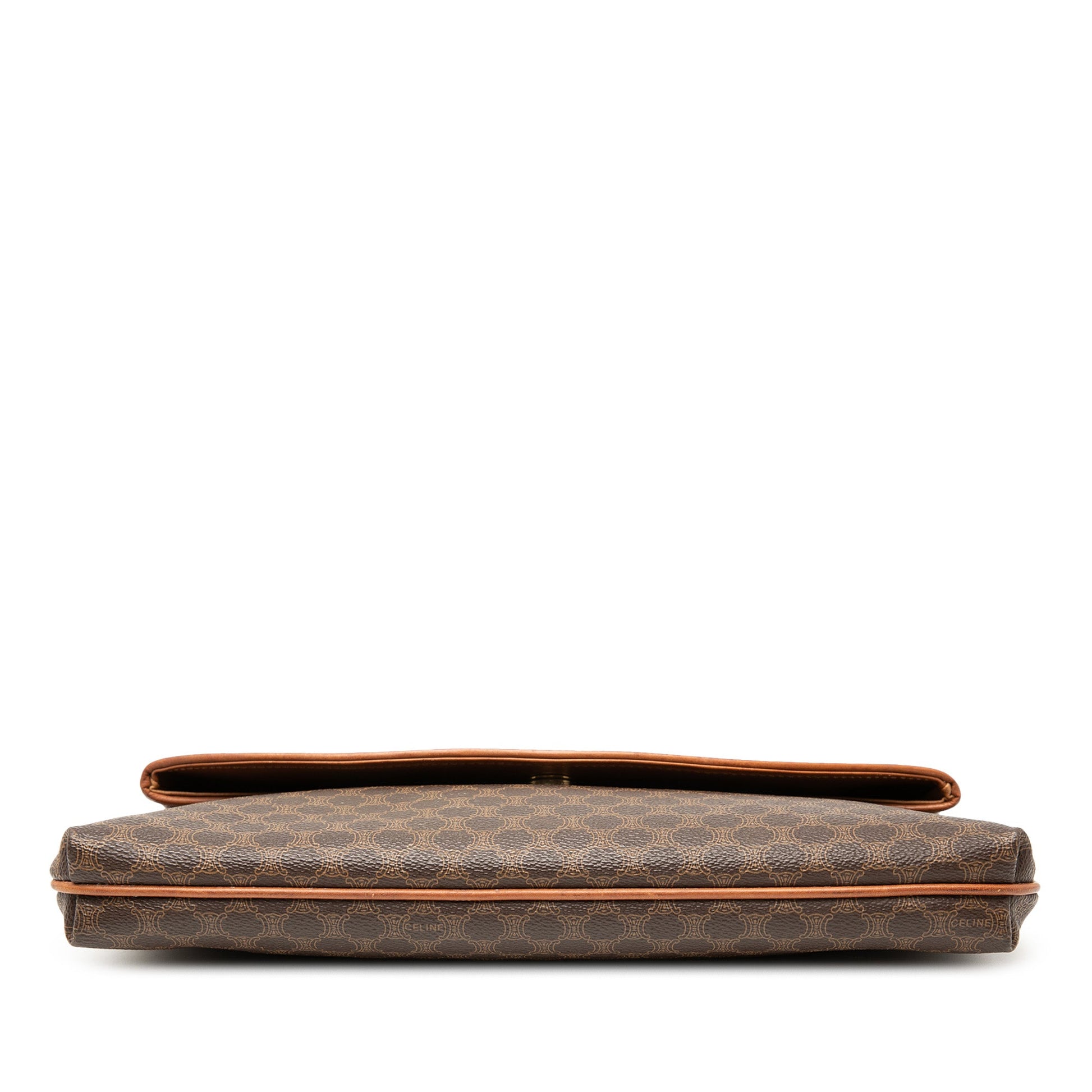 Celine Macadam Coated Canvas Clutch