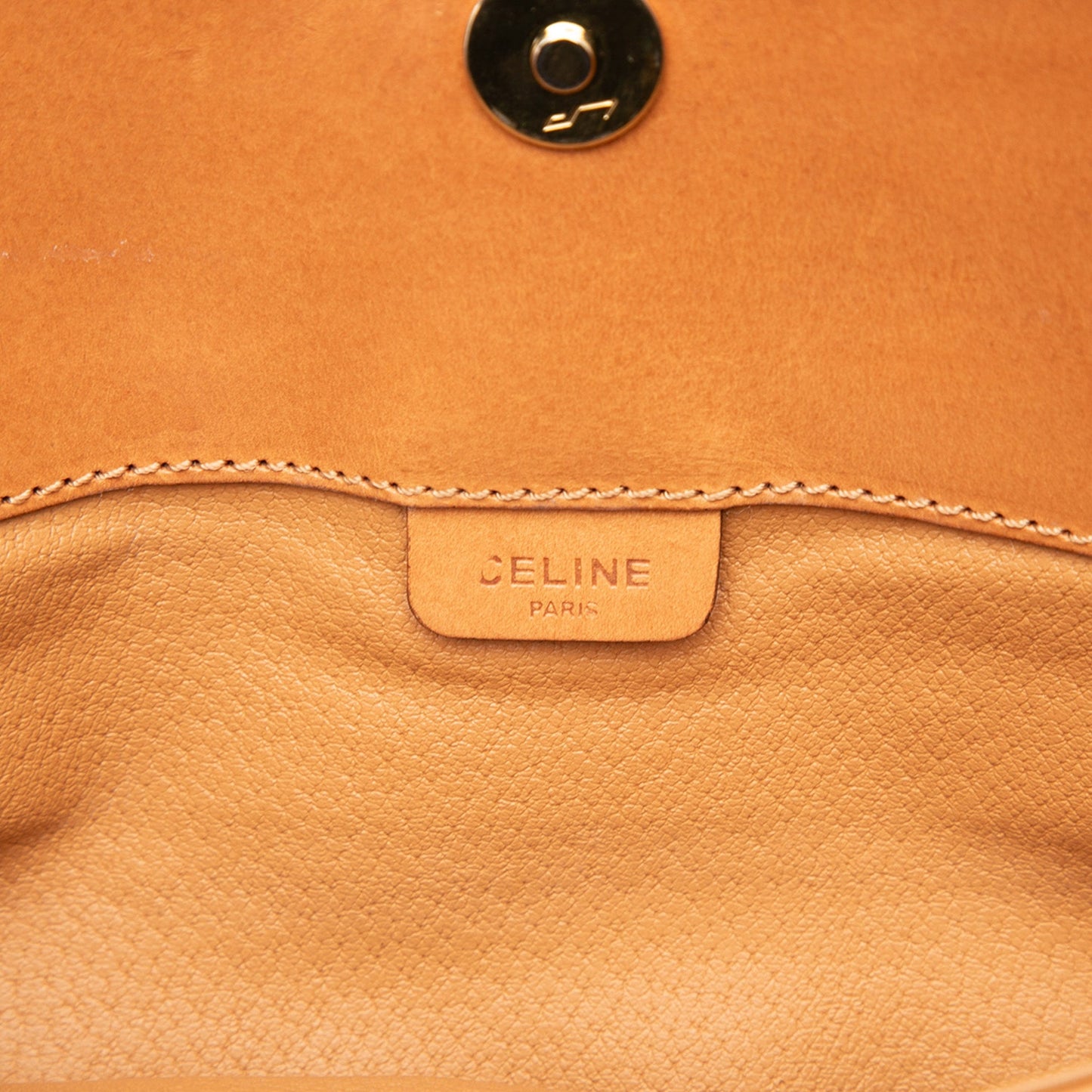 Celine Macadam Coated Canvas Clutch