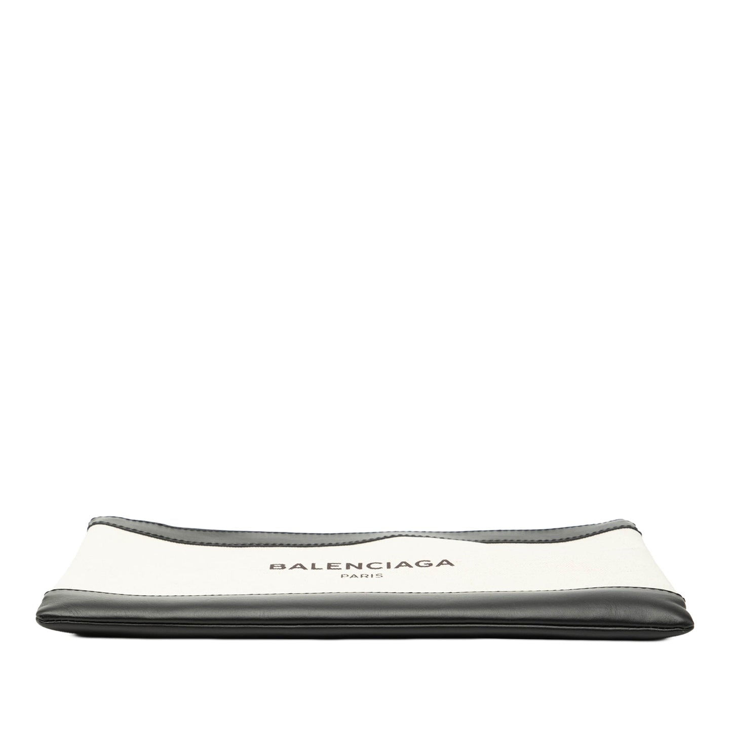 Balenciaga M Canvas Navy Clip Clutch