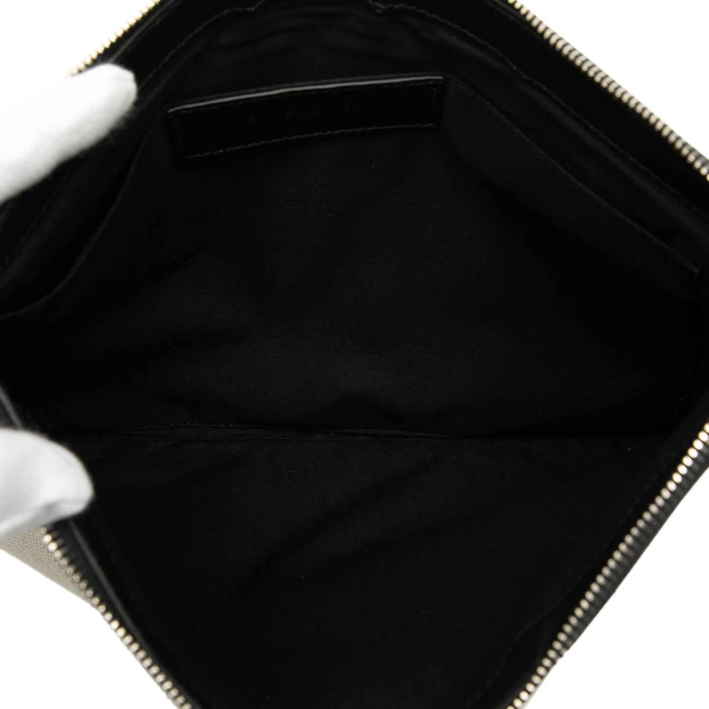 Balenciaga M Canvas Navy Clip Clutch