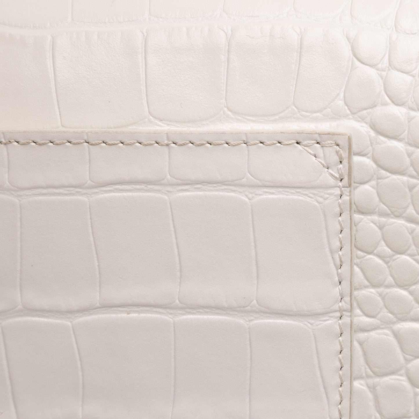 Small Croc Embossed Lady Flap