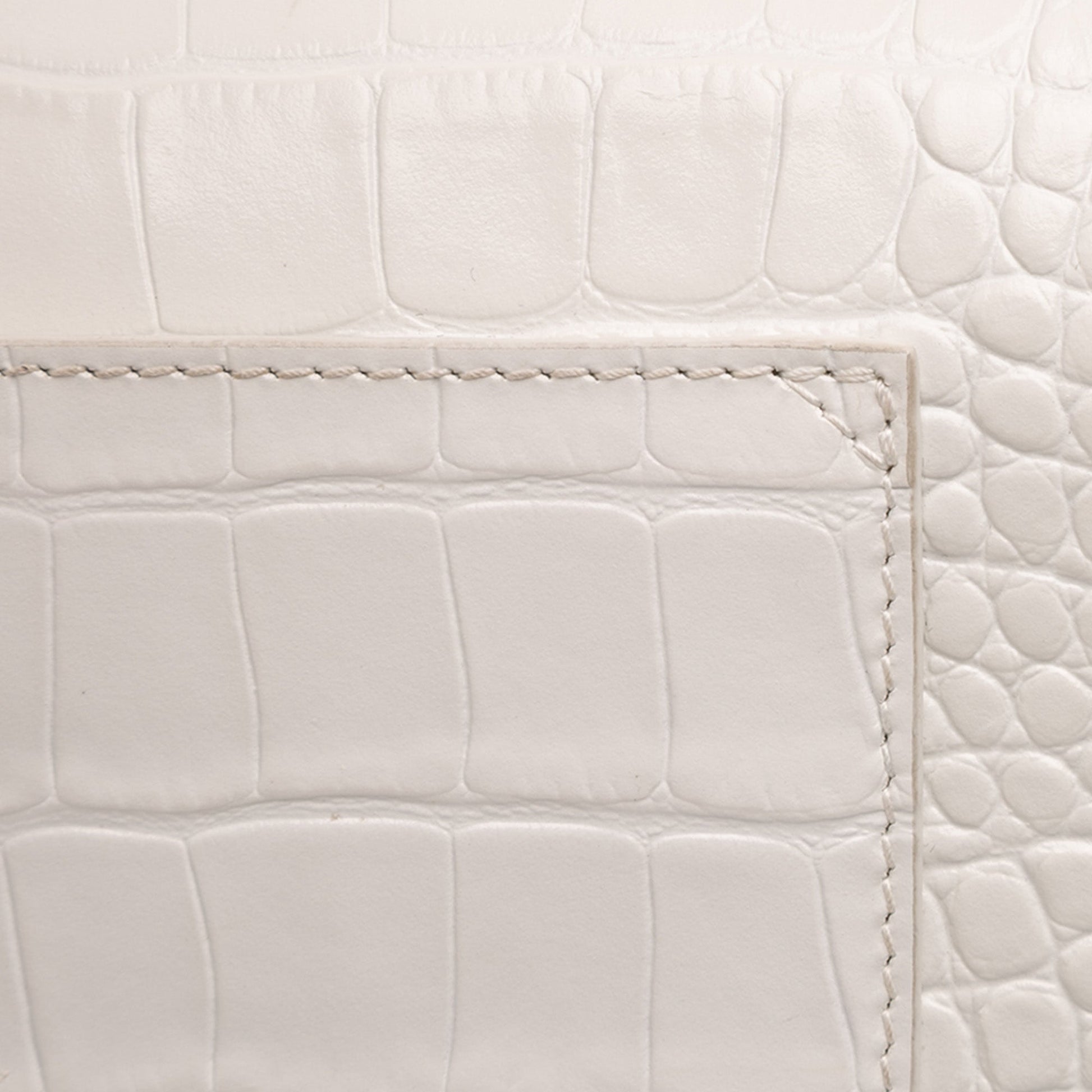 Small Croc Embossed Lady Flap
