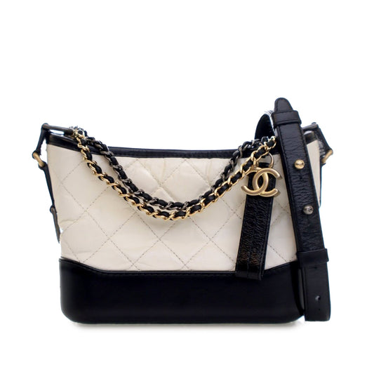 Chanel Small Bicolor Aged Calfskin Gabrielle Crossbody