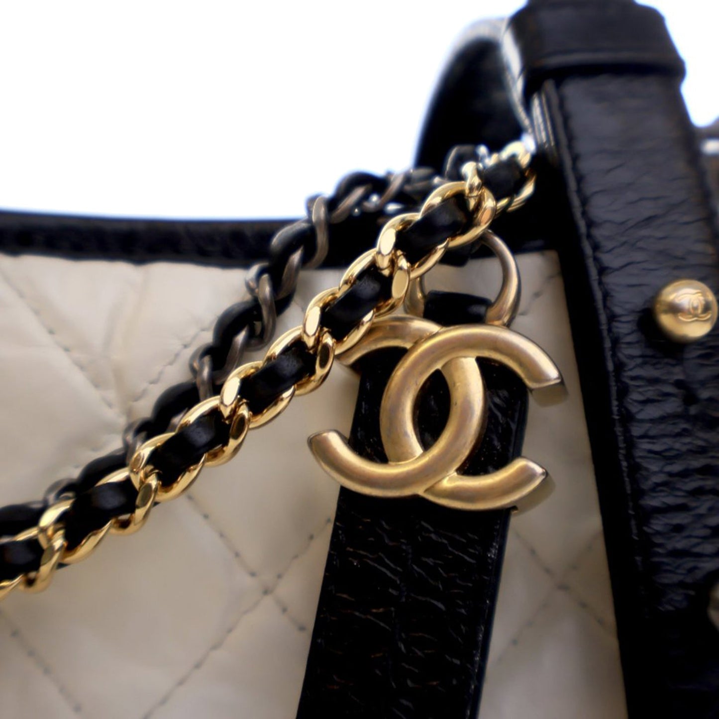 Chanel Small Bicolor Aged Calfskin Gabrielle Crossbody