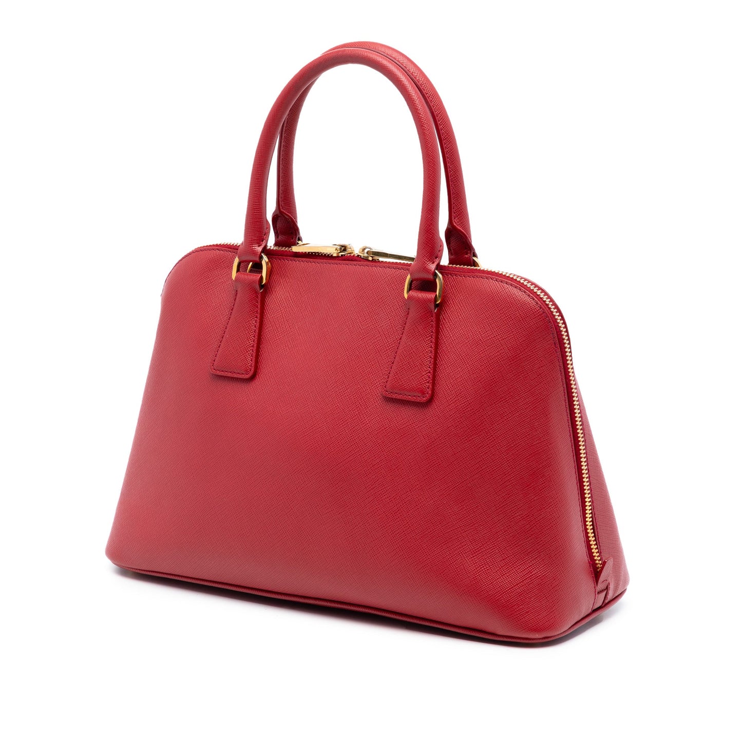 Medium Saffiano Lux Promenade Satchel