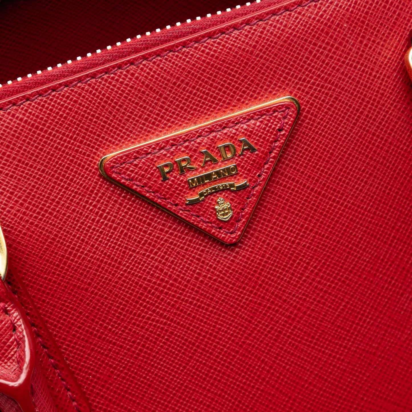 Medium Saffiano Lux Promenade Satchel
