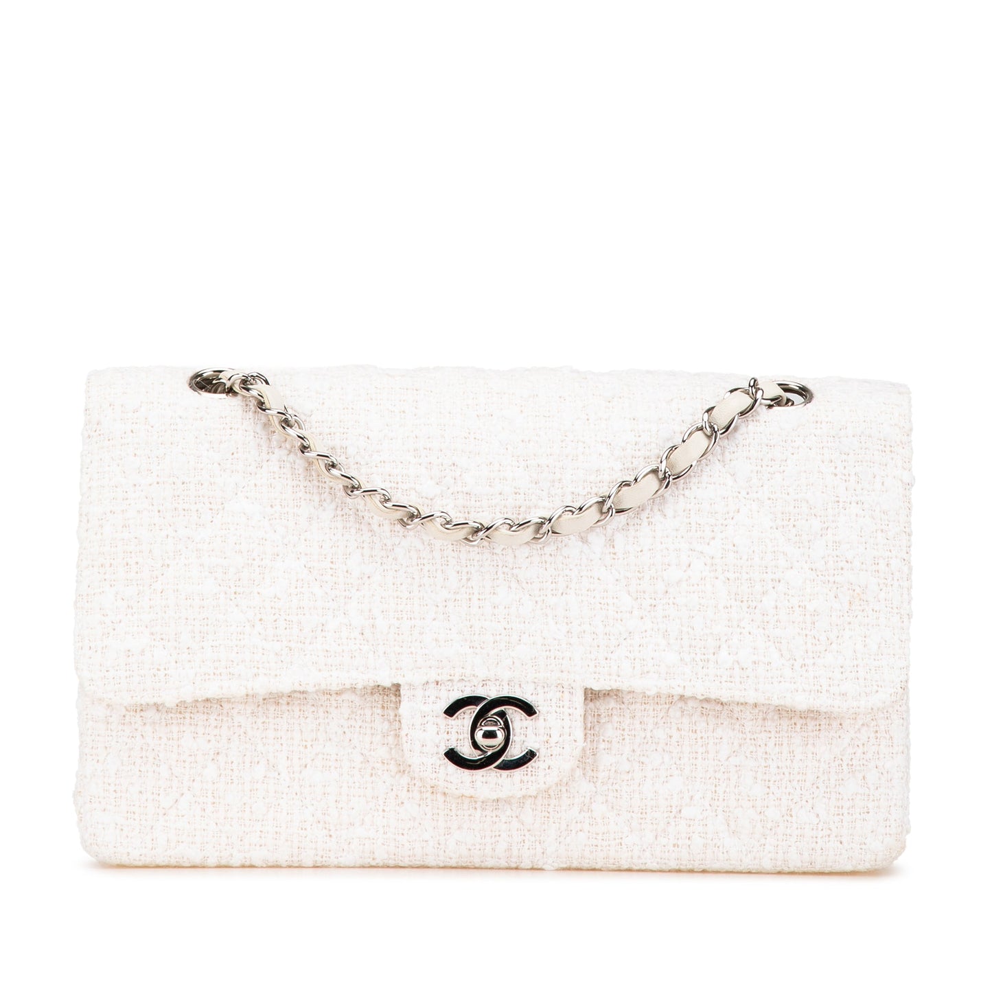 Medium Classic Tweed Double Flap
