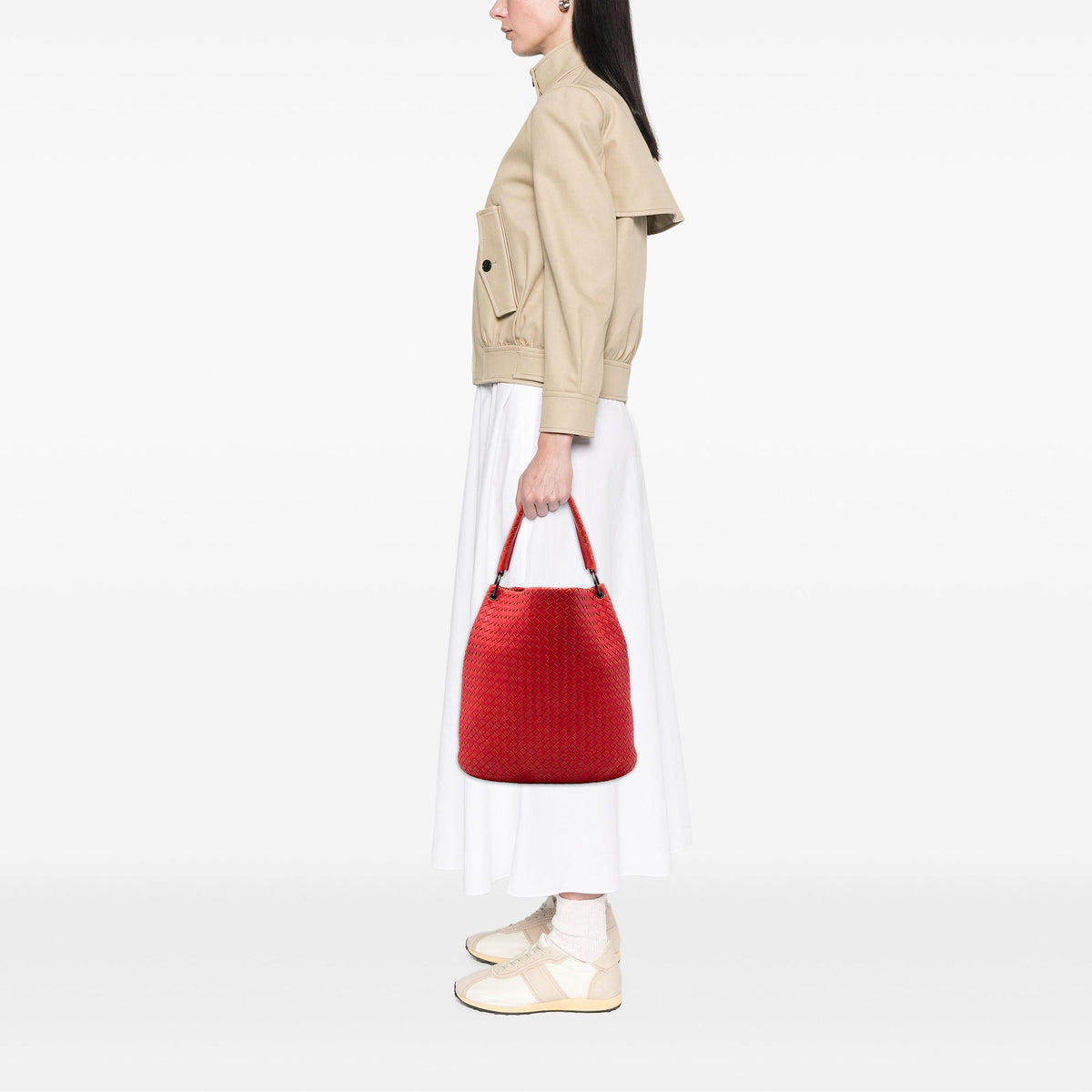 Bottega Veneta Nappa Intrecciato Bucket Bag