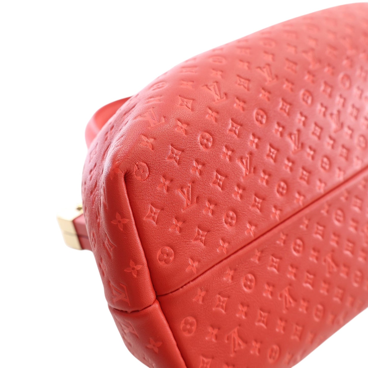 Louis Vuitton Embossed Calfskin Nanogram Satchel