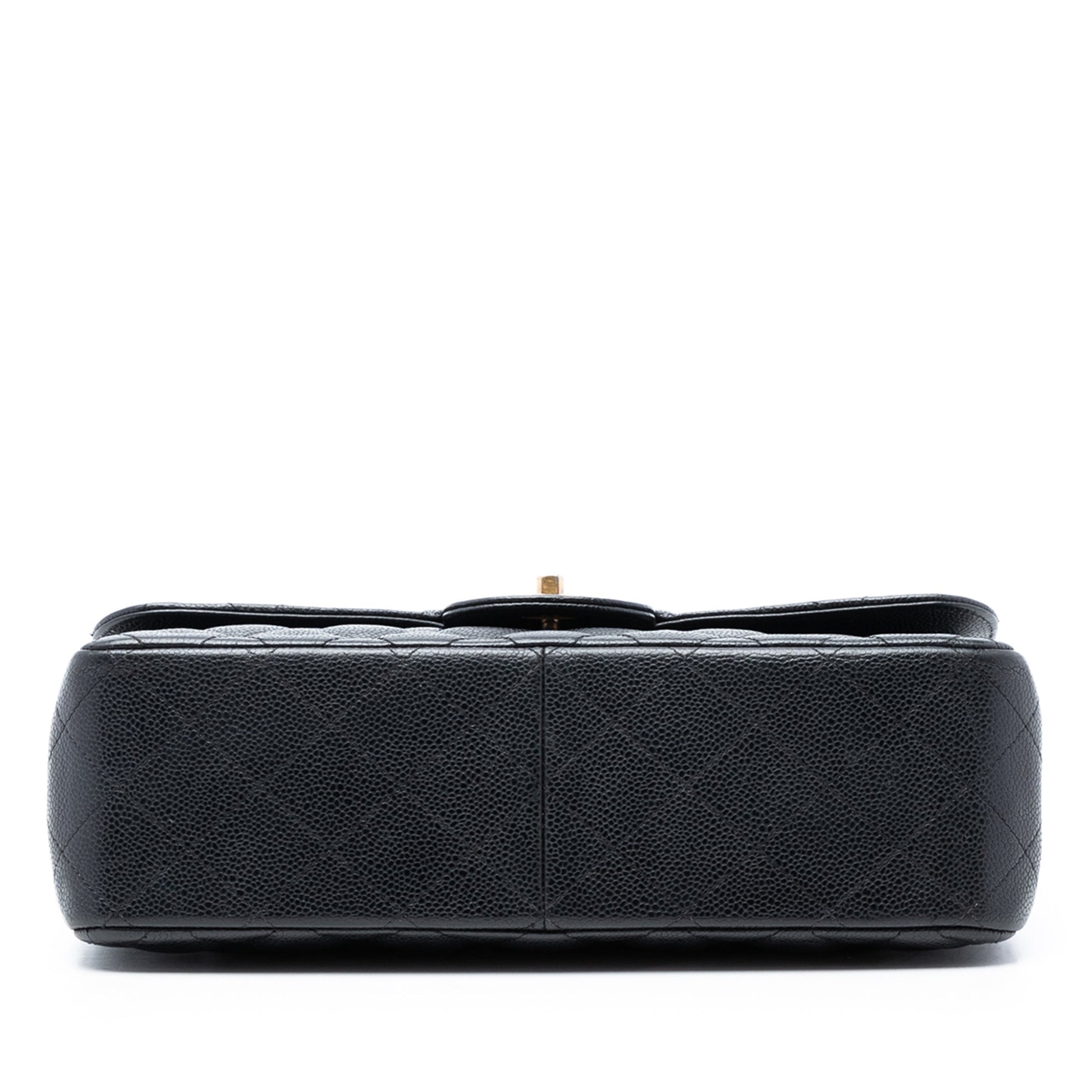 Jumbo Classic Caviar Double Flap