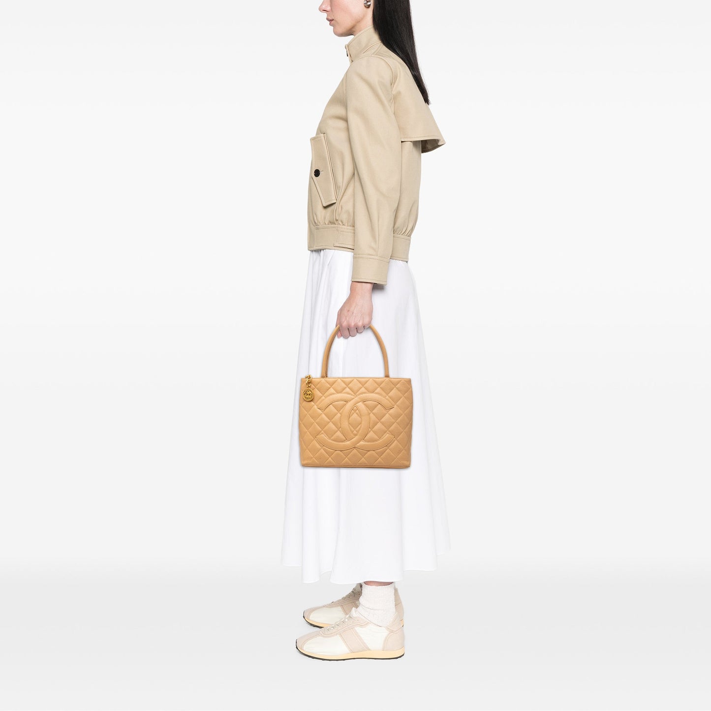 Chanel Caviar Medallion Tote