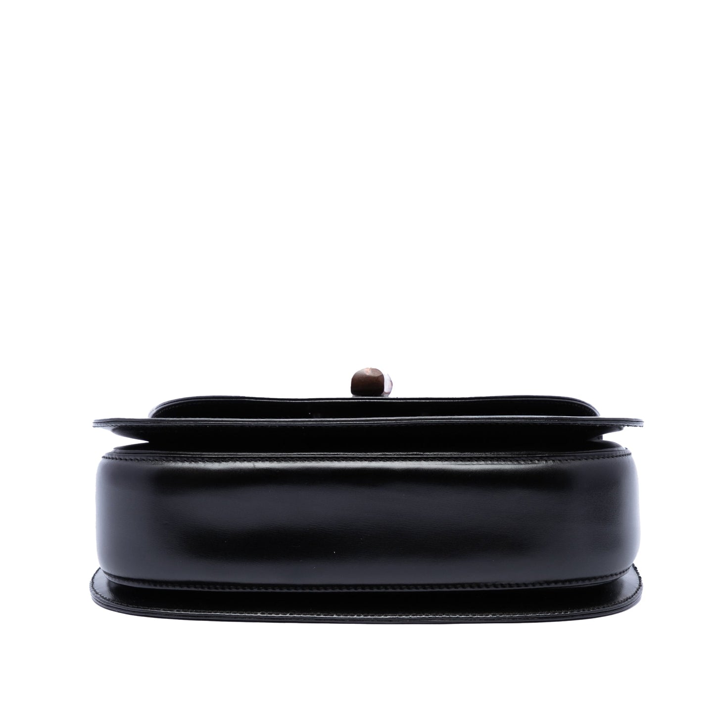 Gucci Small Calfskin Bamboo Top Handle Bag