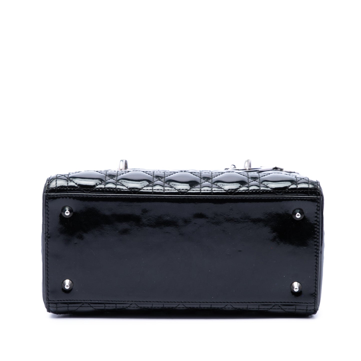 Dior Medium Patent Cannage Lady Dior