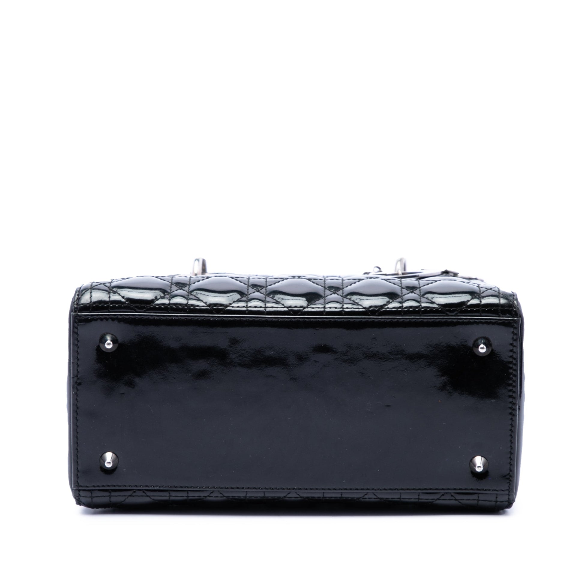 Dior Medium Patent Cannage Lady Dior