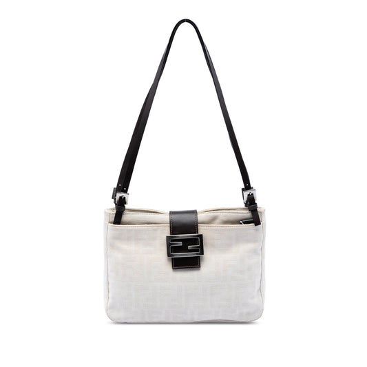 Fendi Zucca Canvas Shoulder Bag