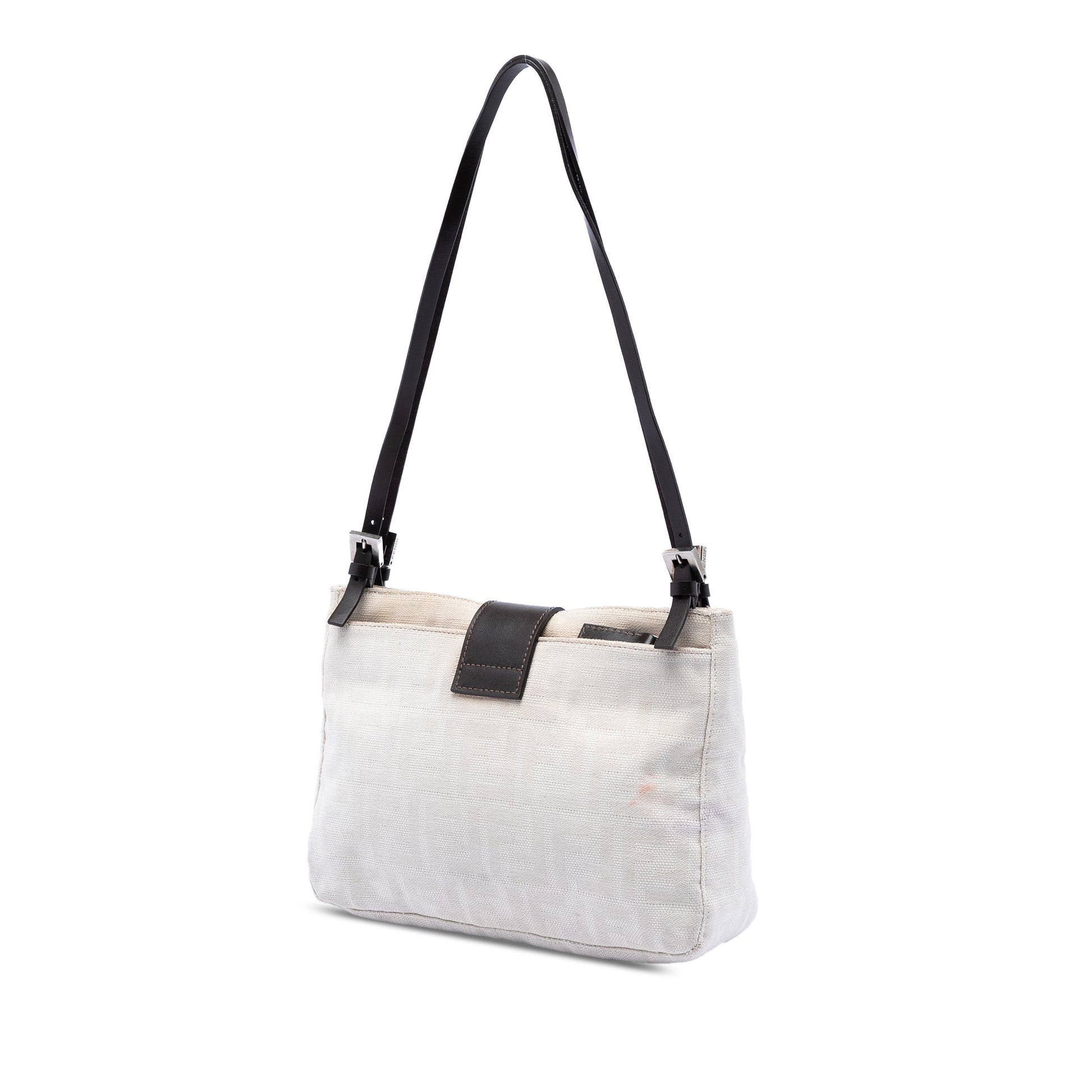 Fendi Zucca Canvas Shoulder Bag