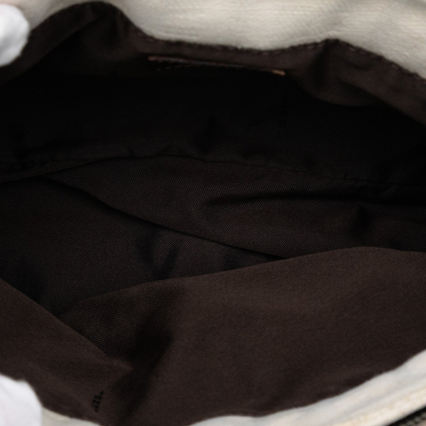 Fendi Zucca Canvas Shoulder Bag