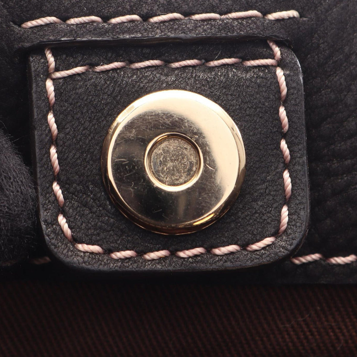 LOEWE Nubuck Anagram Madrid Fringe Shoulder Bag — Black