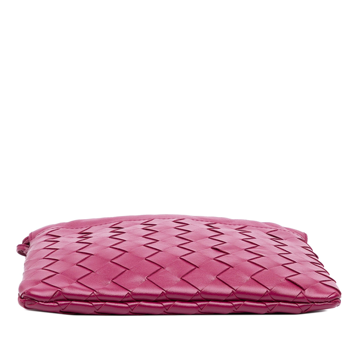 Bottega Veneta Small Nappa Intrecciato Dustbag Drawstring Crossbody — Purple