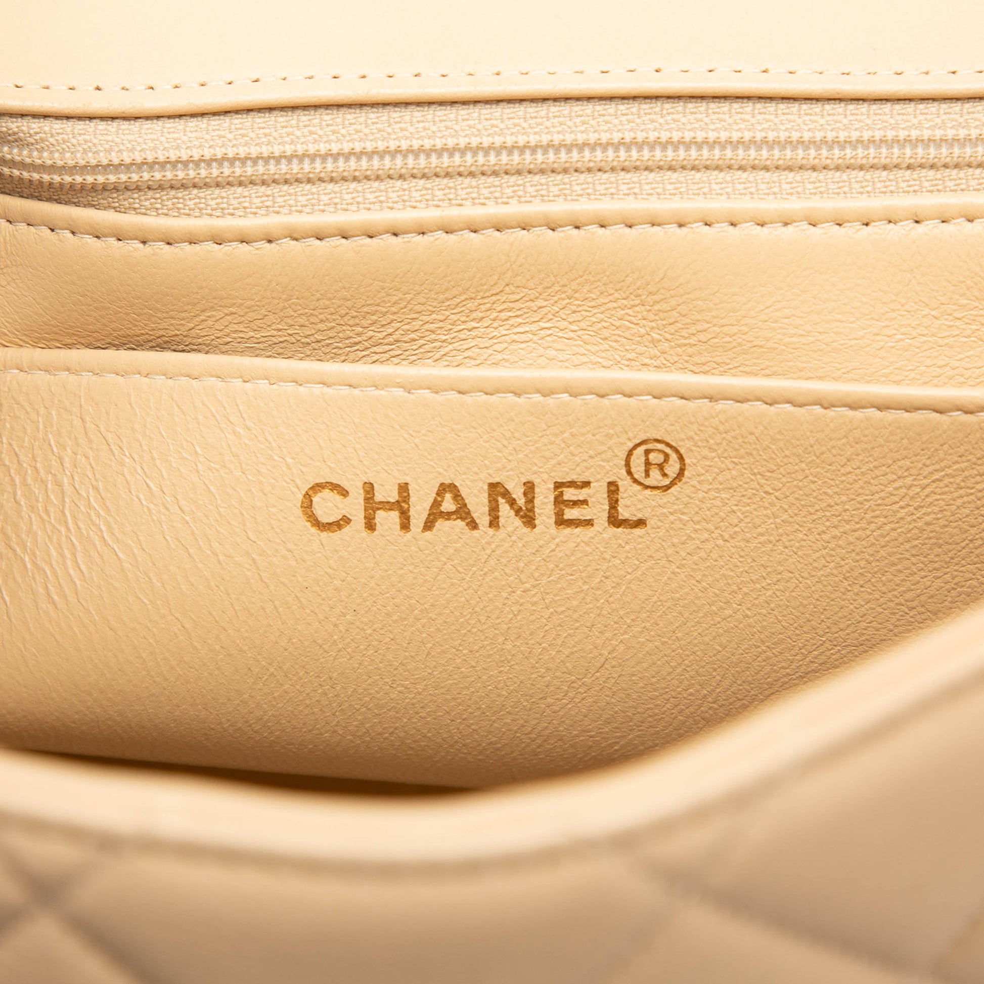 Chanel Quilted Lambskin Flap Top Handle Bag