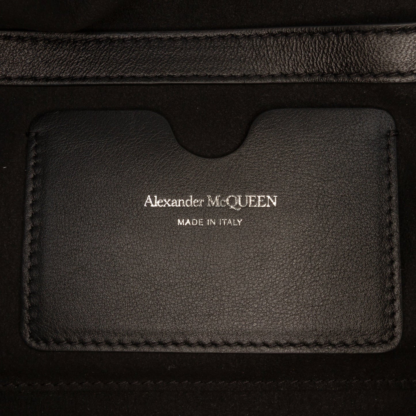 Alexander McQueen Large Calfskin Skull Knuckle Duster Fold Over Clutch