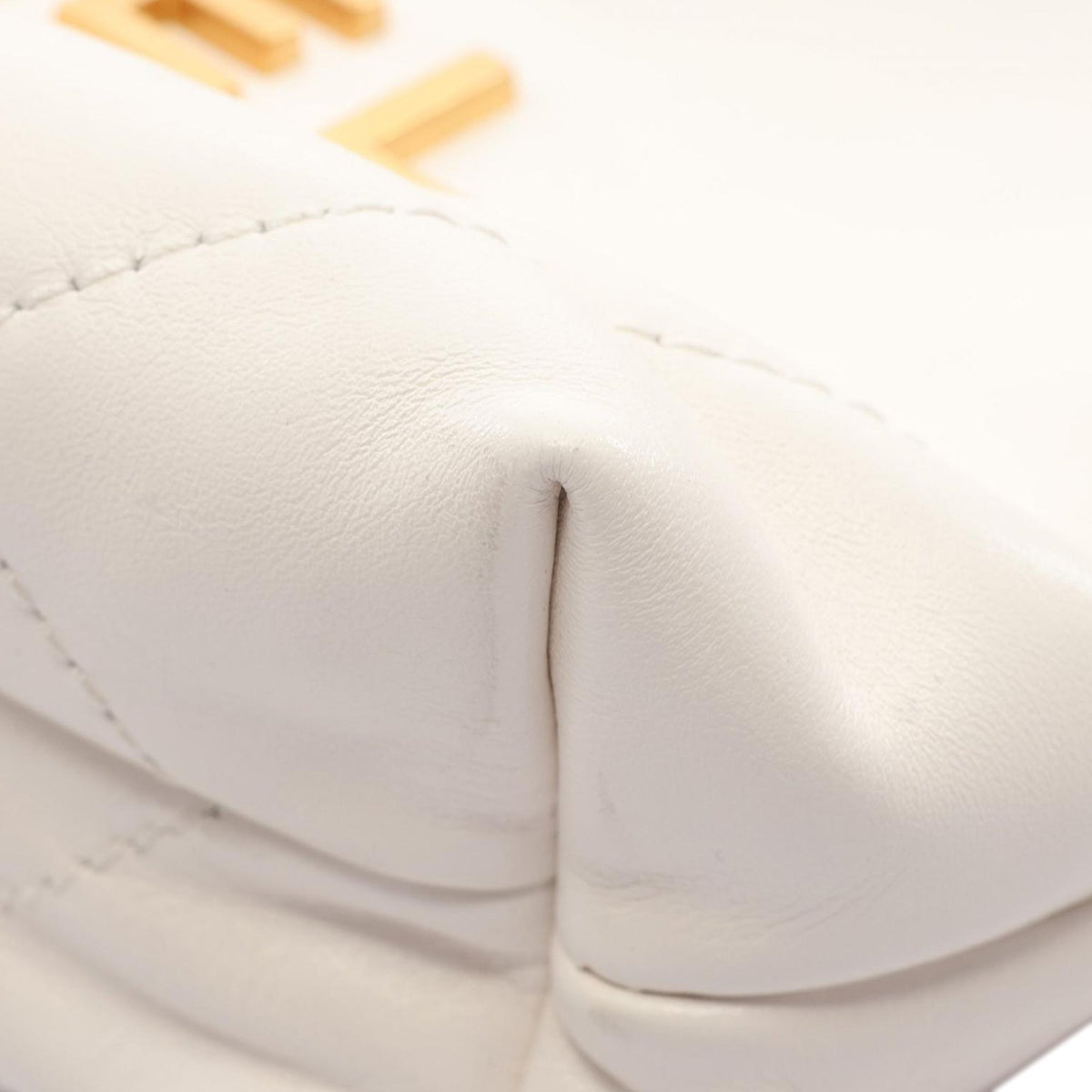 Chanel Mini Shiny Calfskin 22 Handbag — White